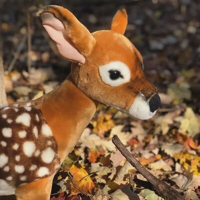 Rose Bud Plush Deer