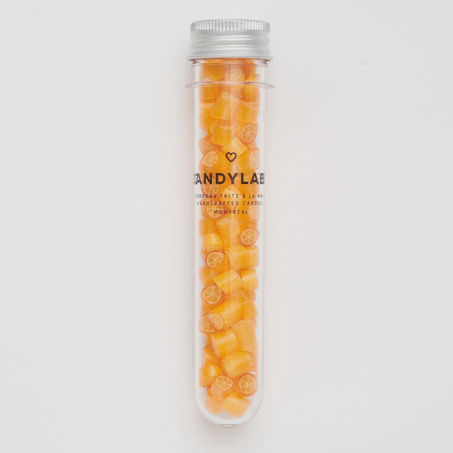 Orange Hard Candy Test Tube