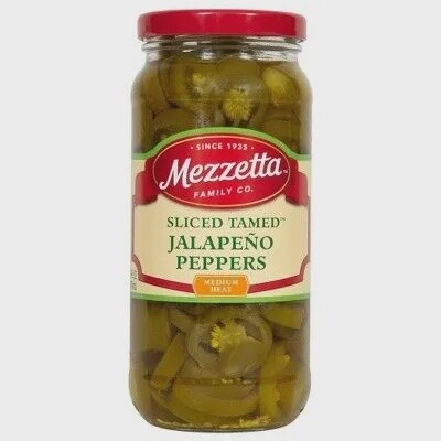 Sliced Tamed Jalapeno Peppers Pickled Medium Heat