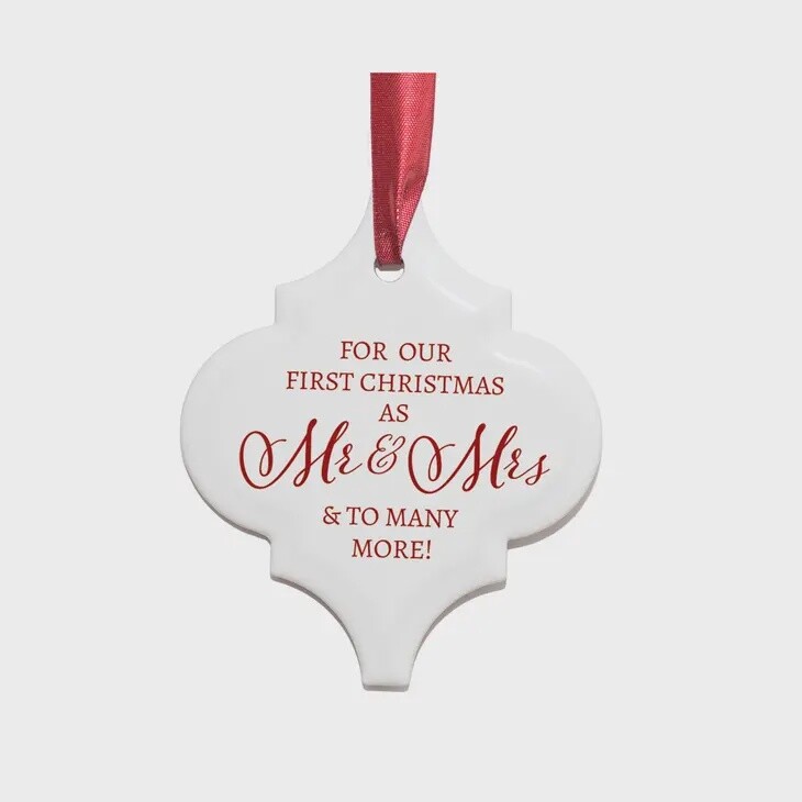 Ornament Mr. &amp; Mrs. First Christmas