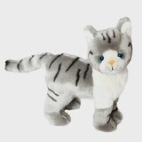 Galaxy Gray Tabby  Cat Stuffed Animal