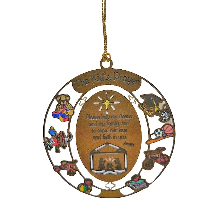 The Kid&#39;s Prayer Ornament