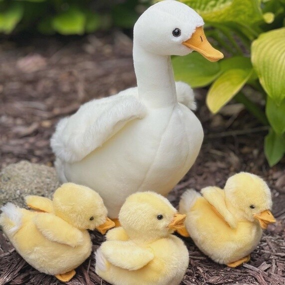 White Goose- Mother Goose Plush