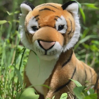 Sitting Tiger Stuffed Animal