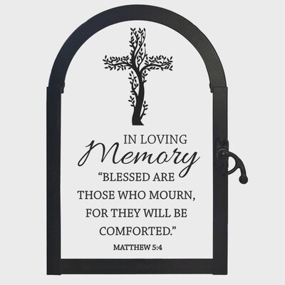 In Loving Memory Matthew 5:4 Bereavement Filigree Lantern