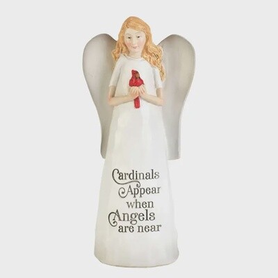 Cardinals Appear When Resin Angel 6&quot;