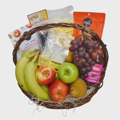 Healthy Treats and Fruits Basket