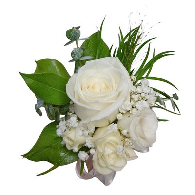 Eucalyptus Rose Corsage