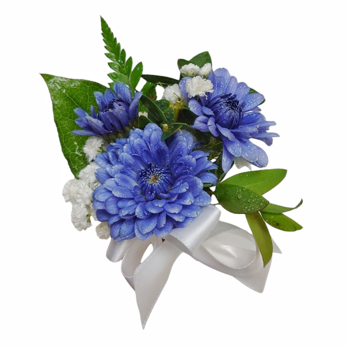 Simply Blue Boutonniere