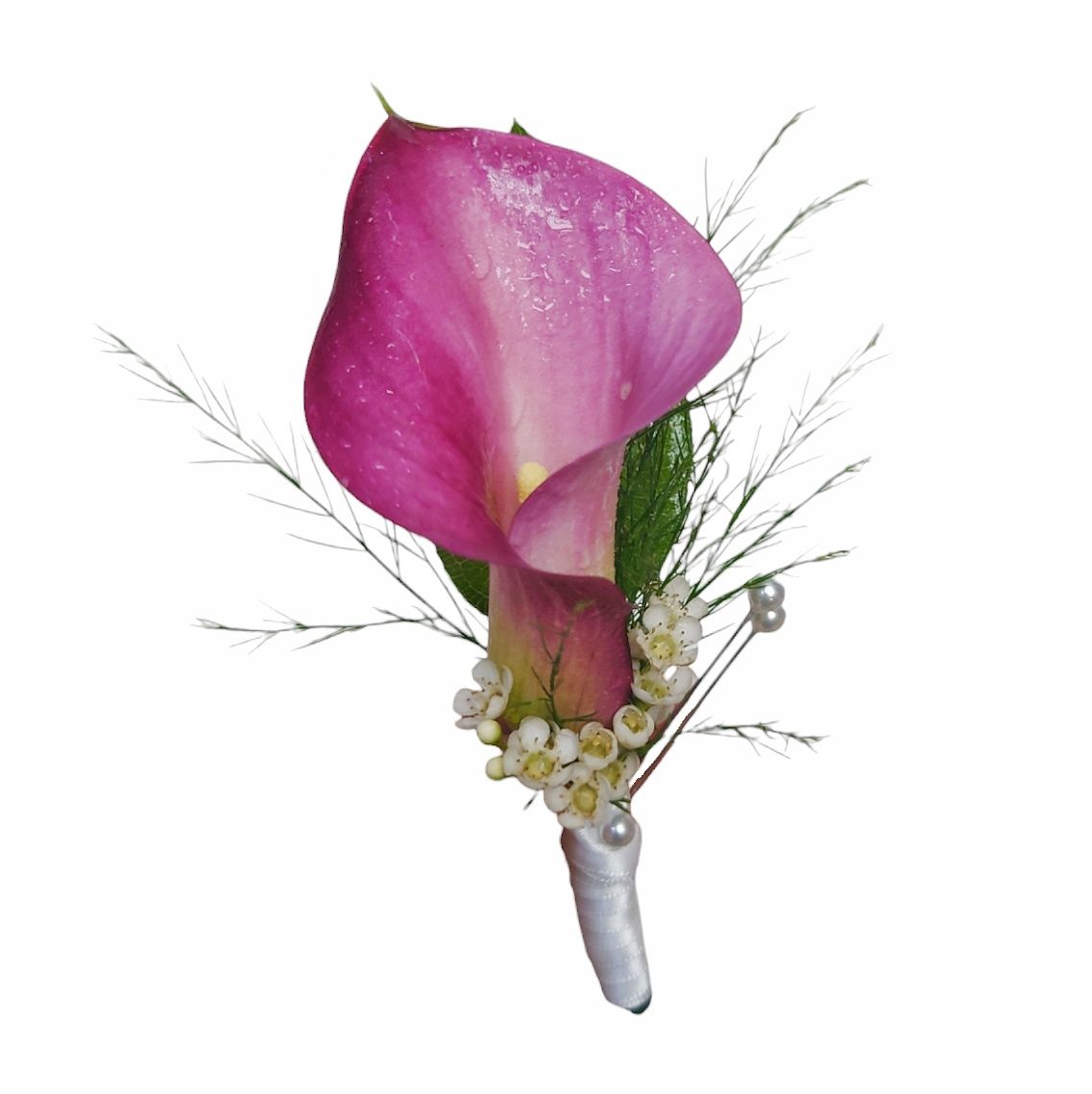 Calla Lily Unique Boutonniere