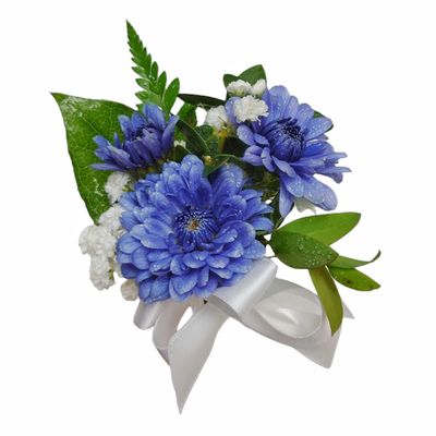 Simply Blue Corsage