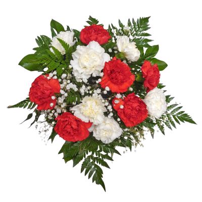 Red and White Bouquet