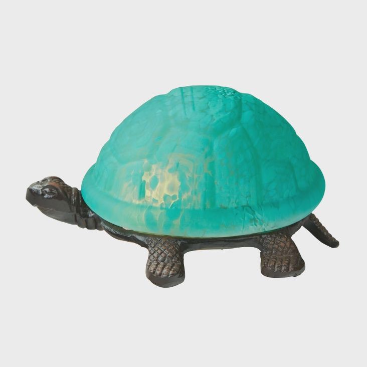 Turquoise Turtle Lamp