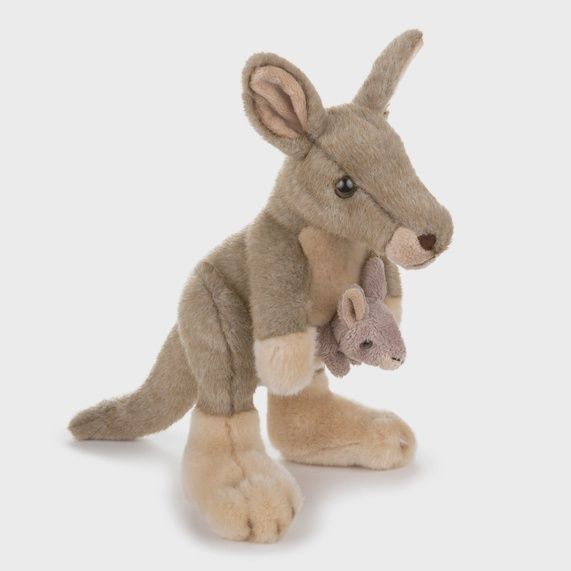 11" Stuffed Standing Kangaroo