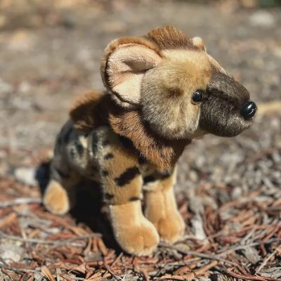 11&quot; Stuffed Standing Hyena