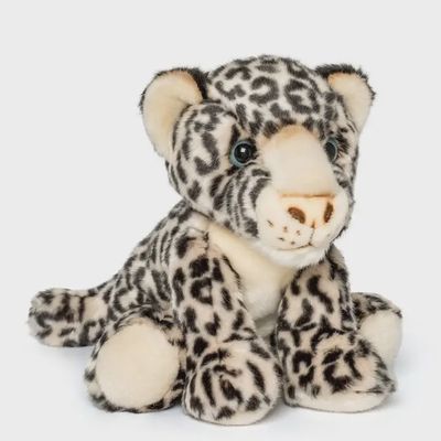 12&quot; Stuffed Snow Leopard