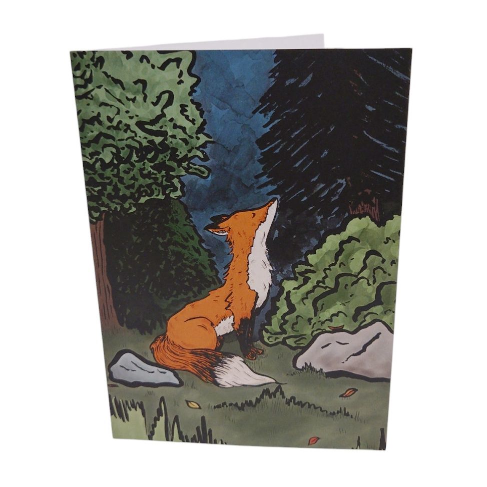 Fox Greeting Card