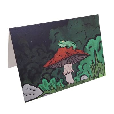 Frog Greeting Card