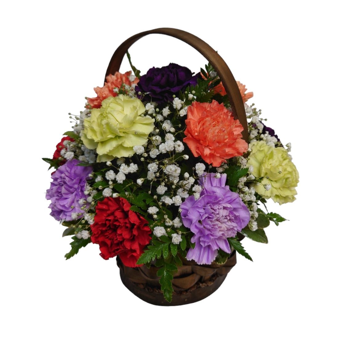 Carnation Flower Basket