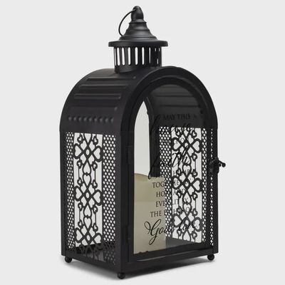 May This House Be Built On Faith Lantern