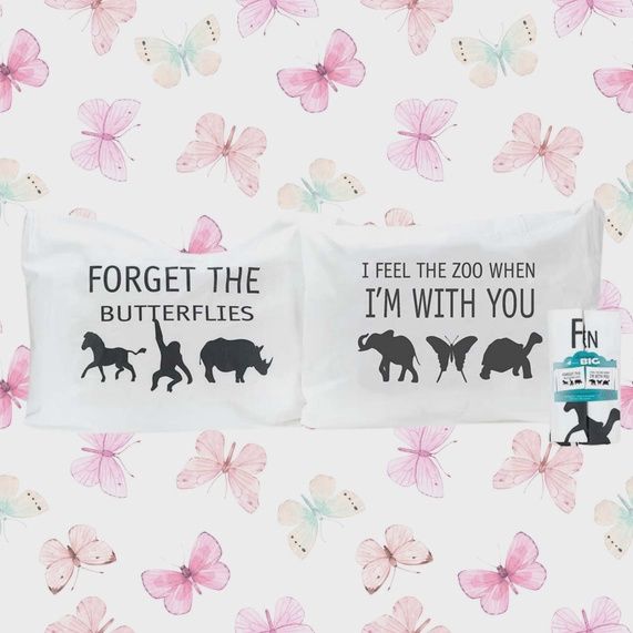 Forget the Butterflies Pillow Case Set