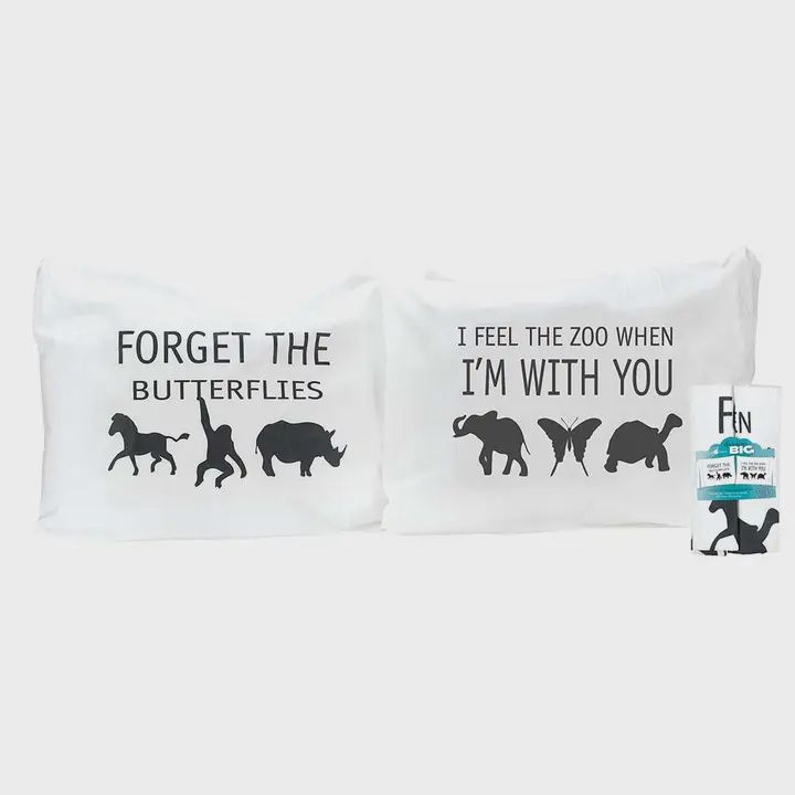 Forget the Butterflies Pillow Case Set