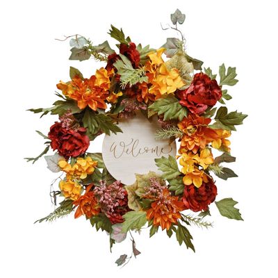 Welcome Harvest Wreath