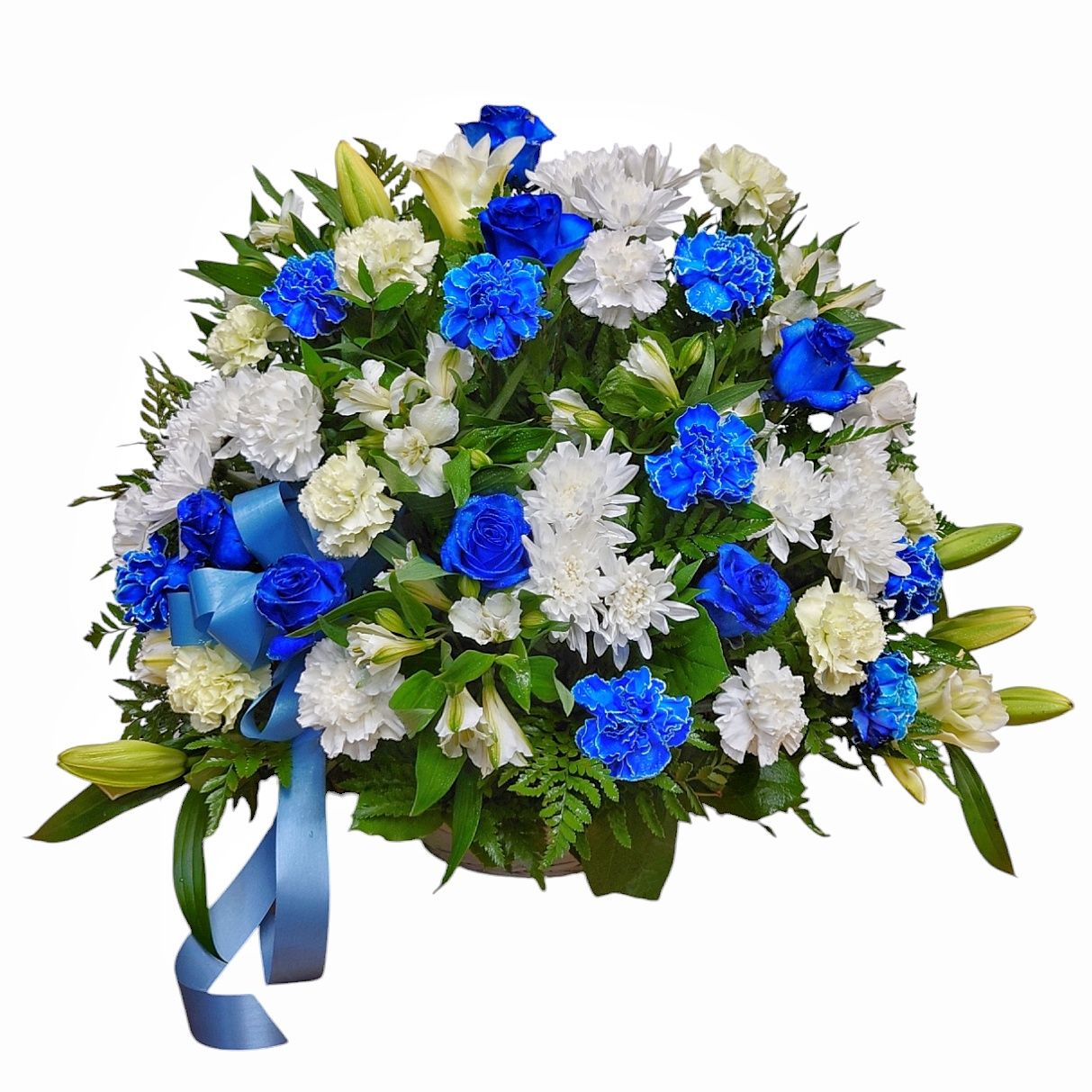 Ocean Breeze Flower Basket