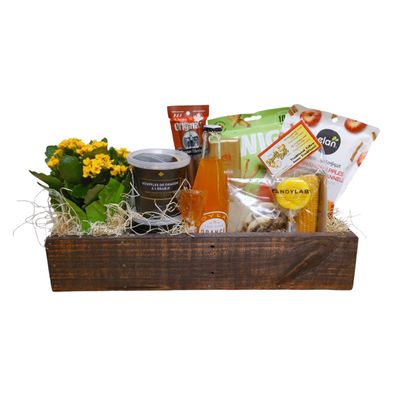 Blooming Treats Gift Basket