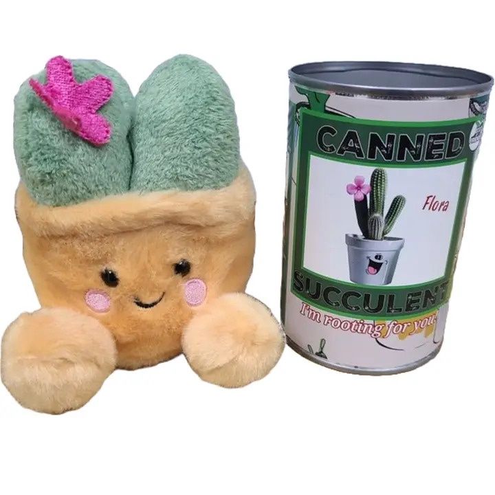 Canned Succulent Plushie
