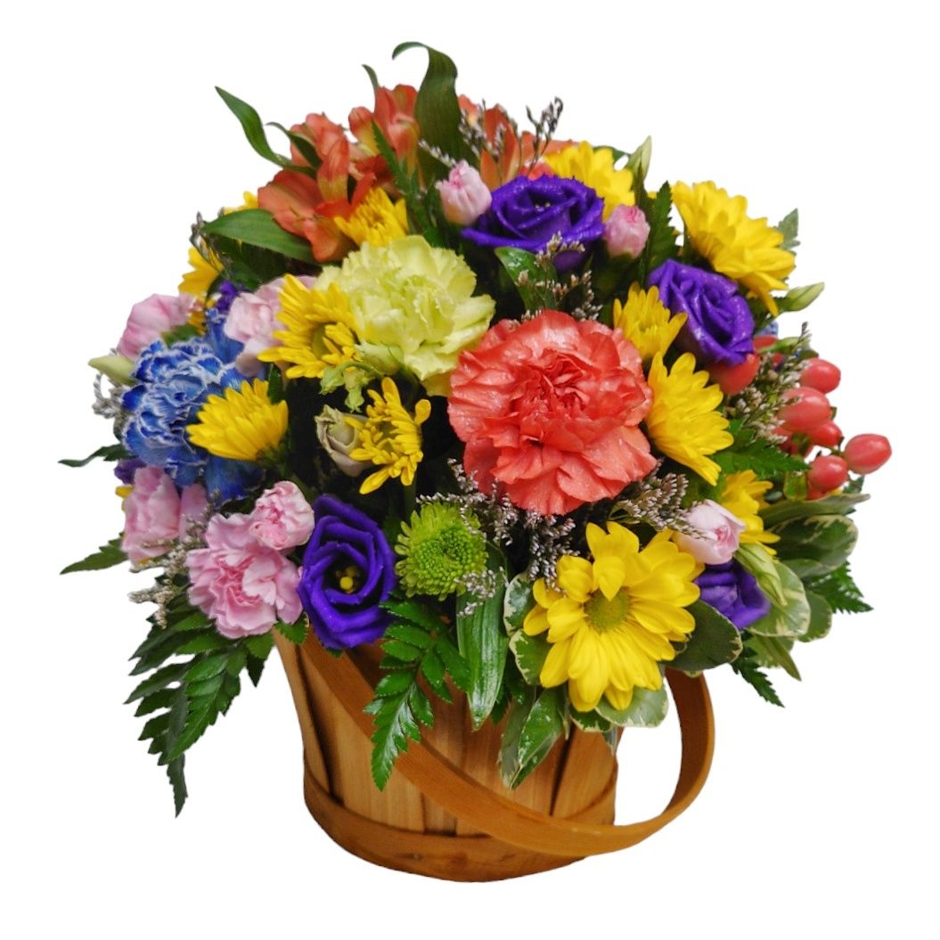 Colorful Flower Basket