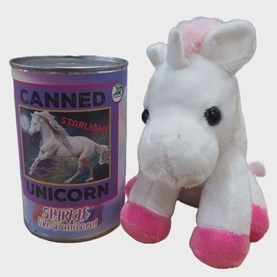Canned Unicorn Stuffed Animal Plush