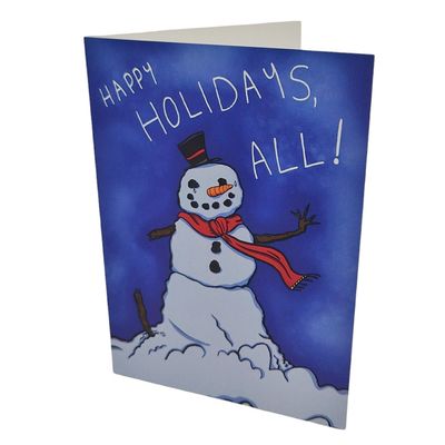 Snowman Greeting Card