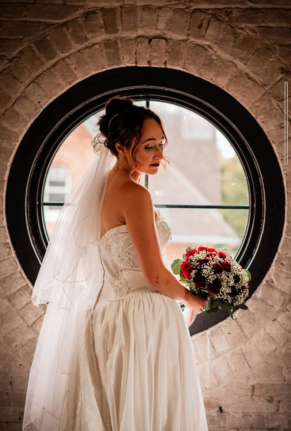 Classic Red Roses Victoria Wedding Bouquet