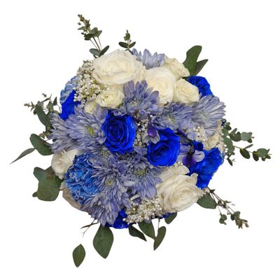 Blue Sensation Wedding Bouquet