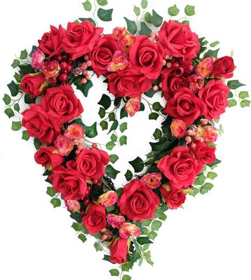 Roses Heart Wreath