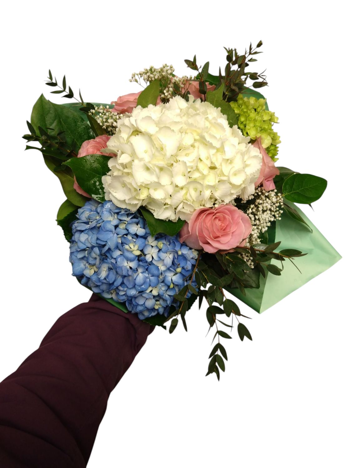 Hydrangea Roses Bouquet