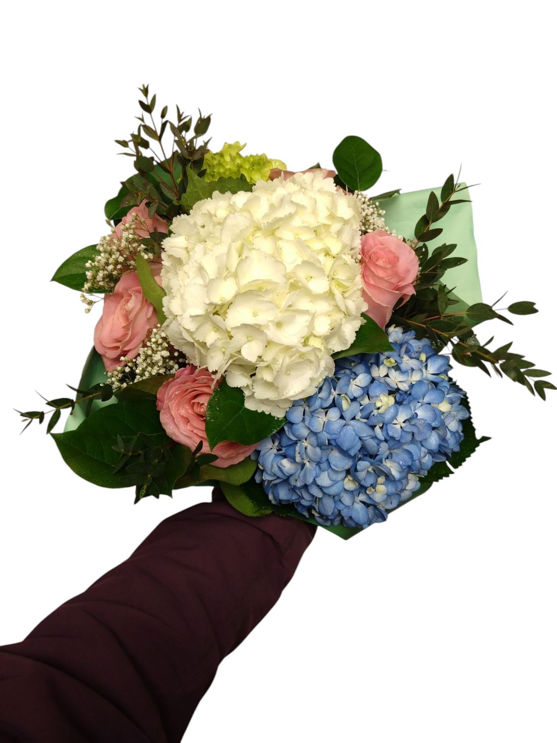 Hydrangea Roses Bouquet