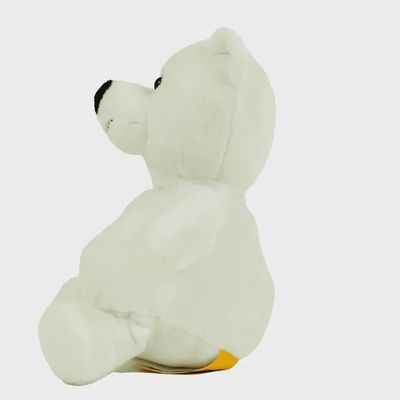 6" Powder Polar Bear Stuffed Animal