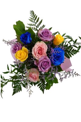 Nine Roses Bouquet