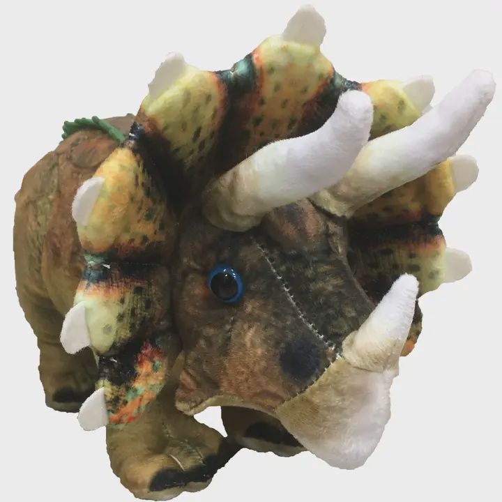 Triceratops Plush 15&quot; Dinosaur Stuffed Animal