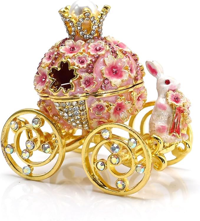 Faberge Bunny Jewellery Box
