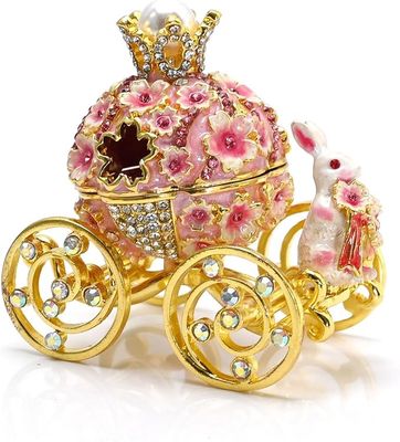 Faberge Bunny Jewellery Box