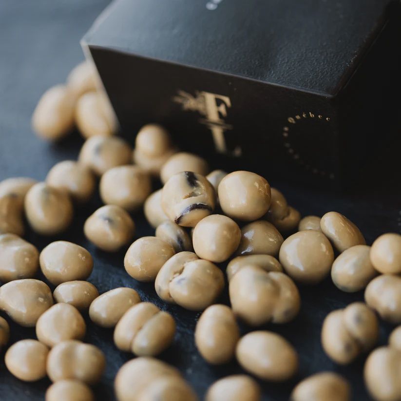 Coffee Beans Coated with Golden Chocolate
