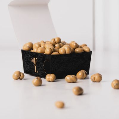 Coffee Beans Coated with Golden Chocolate