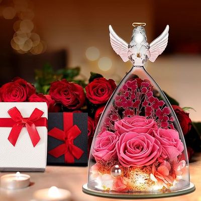 Pink Real Rose Angel