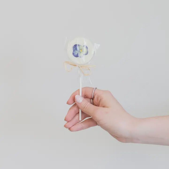 Real Flower Lollipop
