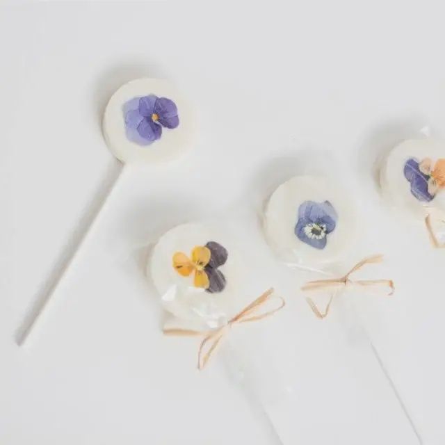 Real Flower Lollipop