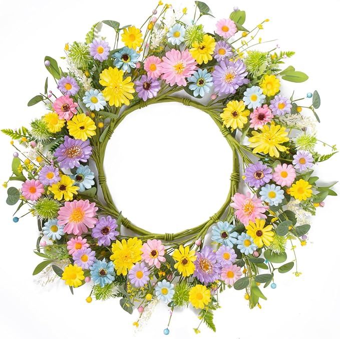 Spring Multi-flower Wreath