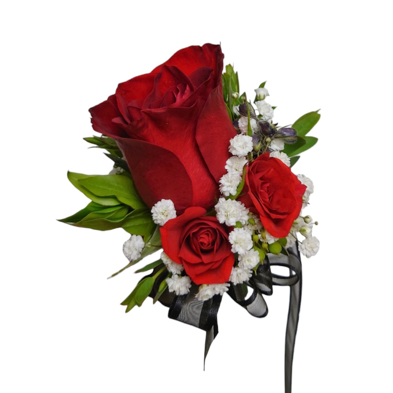 Red Rose Elegance Boutonniere